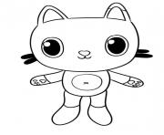 pandy chat gabby dessin à colorier