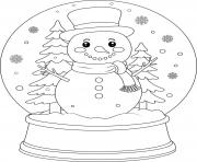 Coloriage Frosty le bonhomme de neige dessin