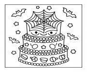 Coloriage friandises bonbons chocolats halloween par Heather Hinson dessin