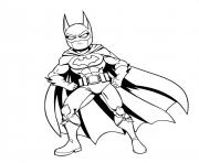 batman est fort dessin à colorier