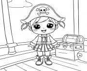 Coloriage looney toons sam le pirate dessin