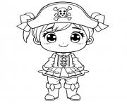 Coloriage le pirate des caraibes dessin