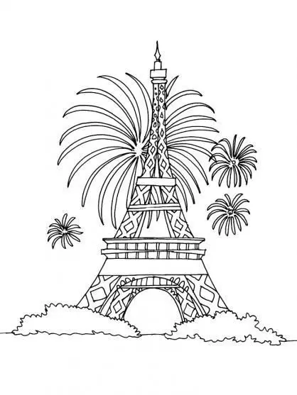 Coloriage 10a1431baef71fb47ef4894931e23512 - Fête nationale à imprimer