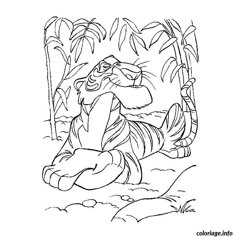Coloriage Animaux jungle - Animaux à imprimer