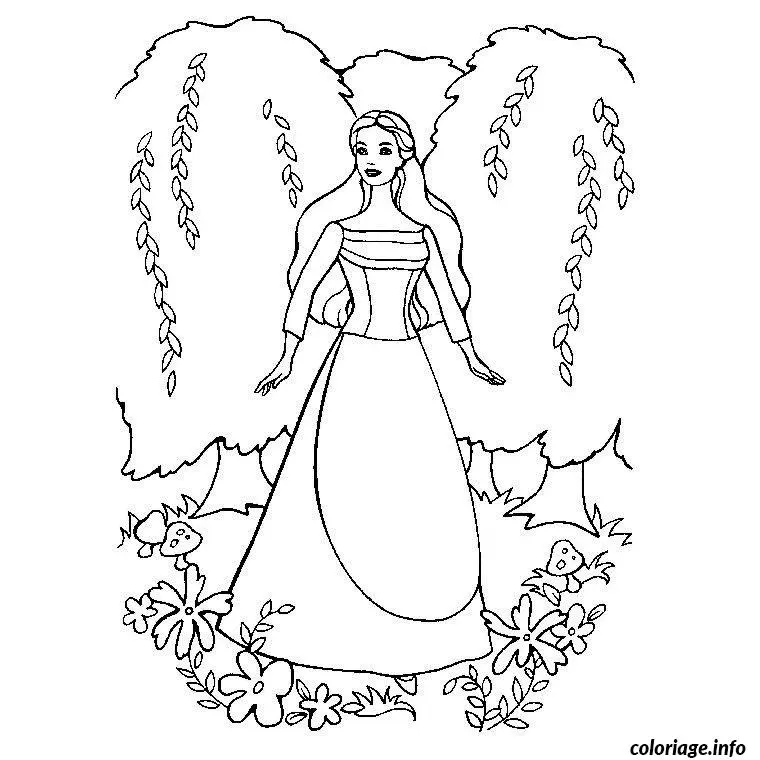 Coloriage Barbie - Barbie à imprimer