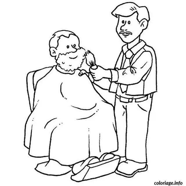 Coloriage Barbier - Non classé à imprimer