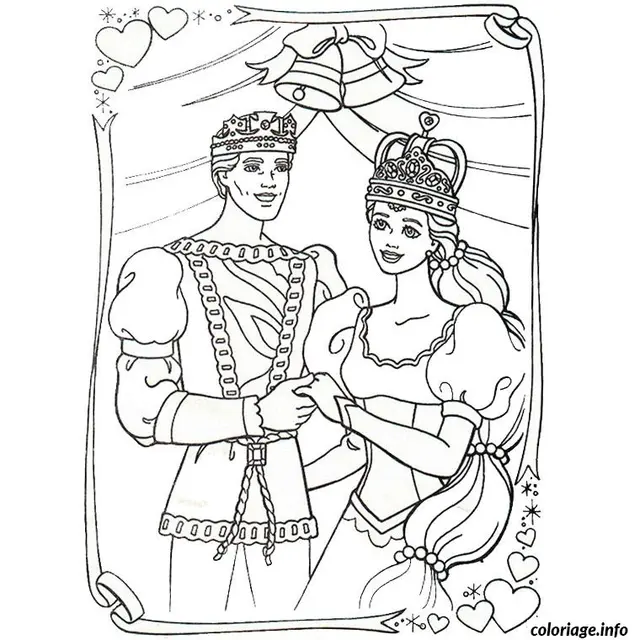 Coloriage Barbie et les 3 mousquetaires - Barbie à imprimer