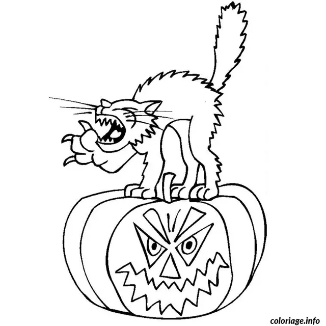 Coloriage Halloween interactif - Halloween à imprimer