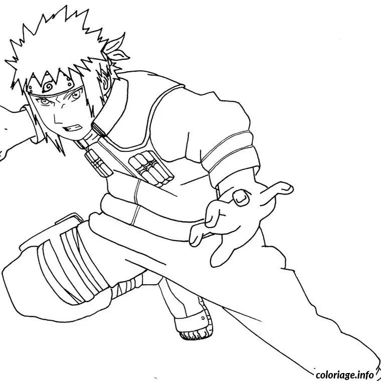 Coloriage Naruto rasengan - Naruto à imprimer