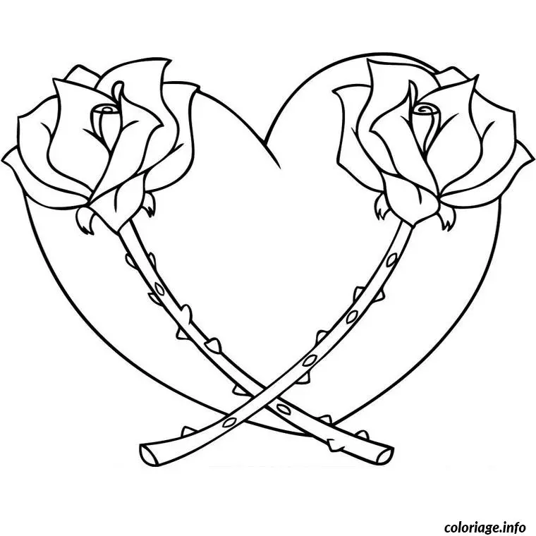 Coloriage Cœur de pirate - Pirate à imprimer