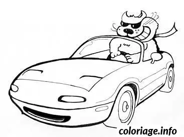 Coloriage Dessin voiture paint - Voiture à imprimer