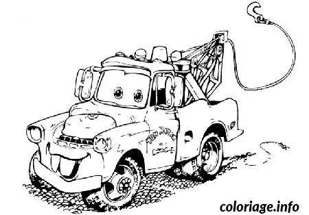 Coloriage Image voiture cars - Voiture à imprimer