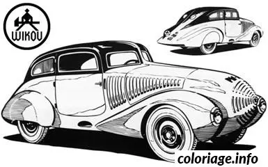 Coloriage Dessin voiture ancienne - Voiture à imprimer