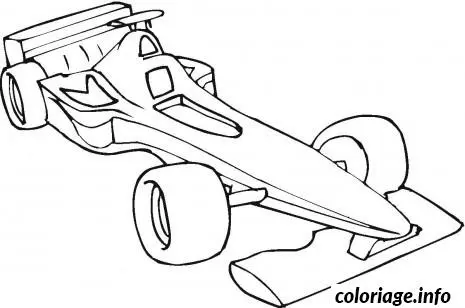 Coloriage Voiture f1 - Voiture à imprimer