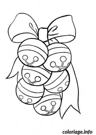 Coloriage Noël boules - Noël à imprimer