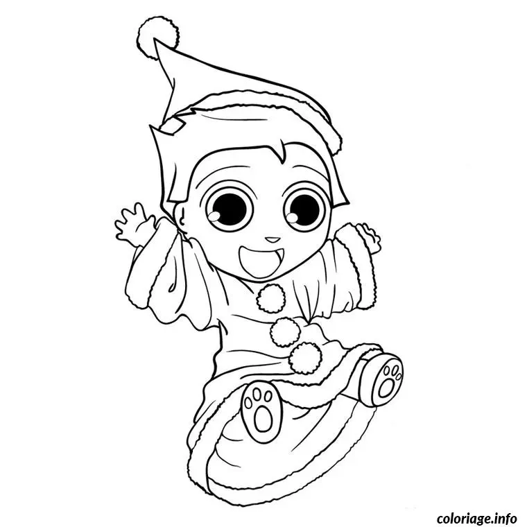 Christmas for 10-Year-Olds coloring page to print