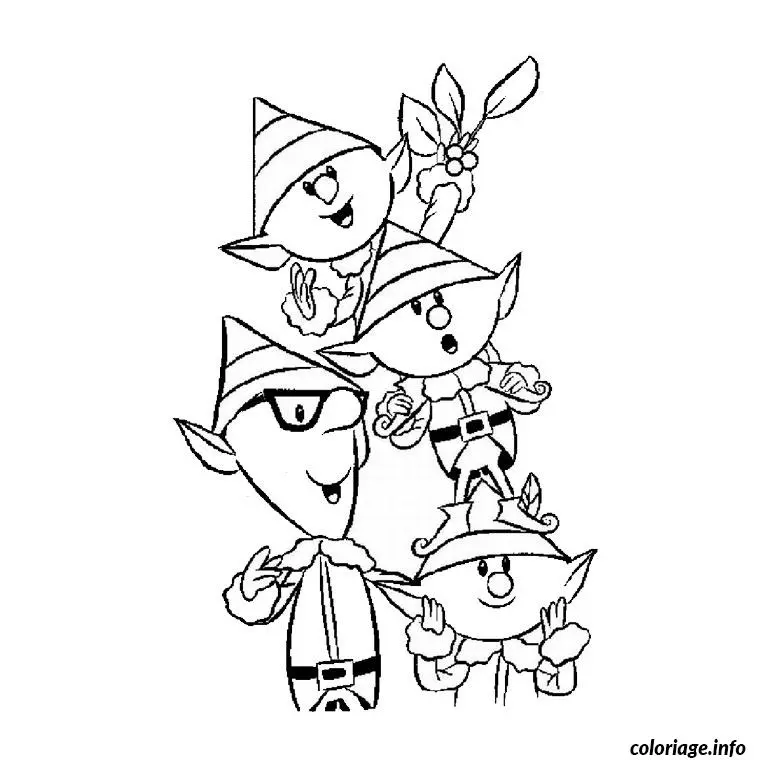 Coloriage De Noël grand format - Noël à imprimer