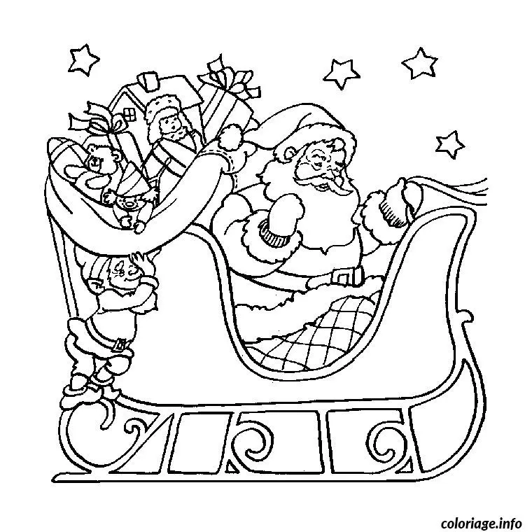 Coloriage Noël gratuit en ligne - Noël à imprimer