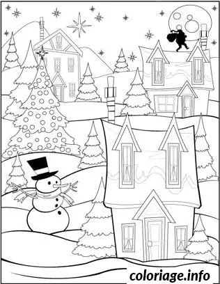 Coloriage Noël ce2 - Noël à imprimer