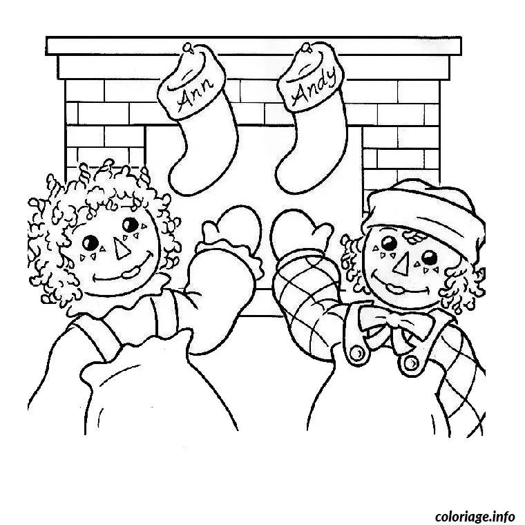 Coloriage De Noël marrant - Noël à imprimer