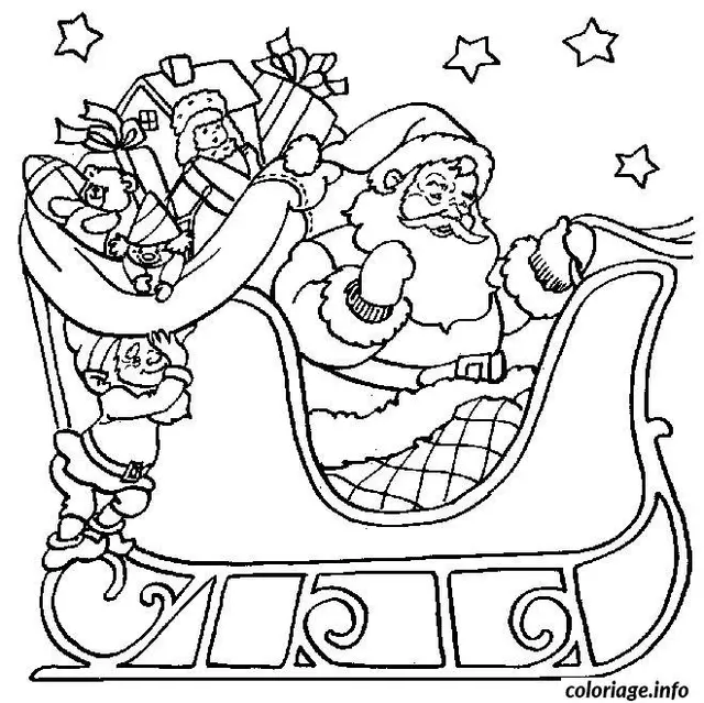 Coloriage Noël colorier - Noël à imprimer