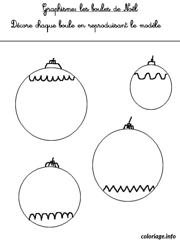 Coloriage Jeu graphisme - Dessiner des formes rondes - Éducatif à imprimer