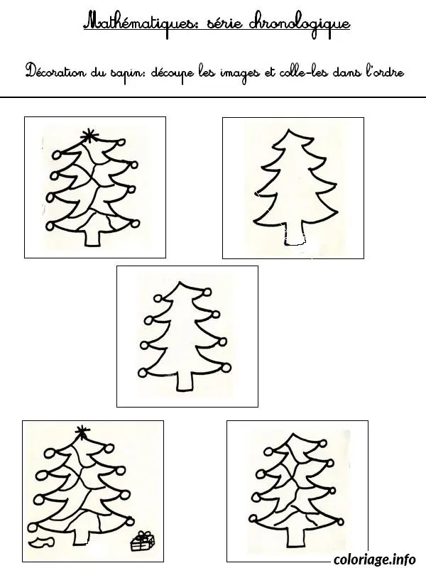 Coloriage Jeu mathématiques - Compléter la suite logique - Éducatif à imprimer