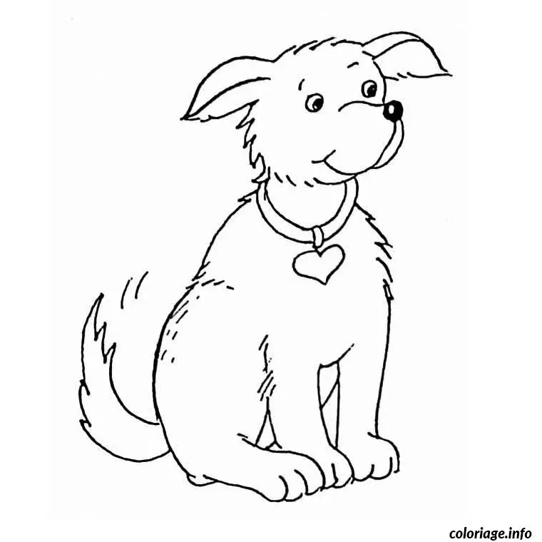 Coloriage Chien - Chien à imprimer
