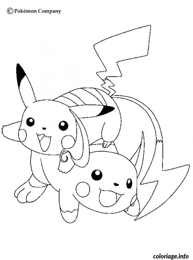 Coloriage Pokémon Mystérieux en Pose Majestueuse - Pokémon à imprimer
