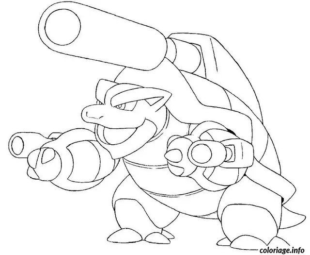 Coloriage Pokémon X EX légendaire en combat - Pokémon à imprimer