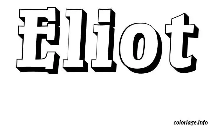 Eliot coloring page to print