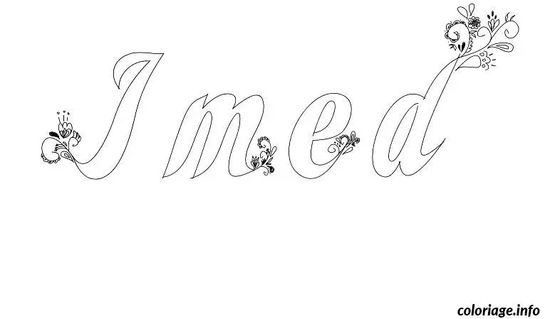 Imed coloring page to print