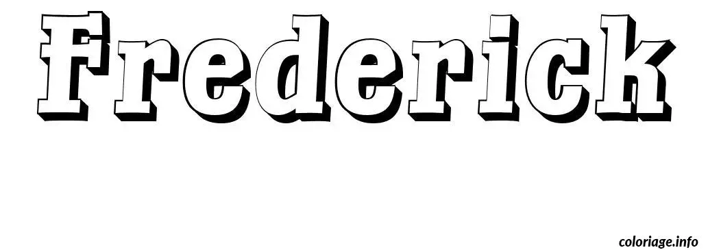 Frederick coloring page to print