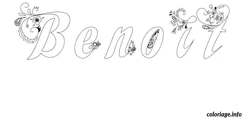 Benoit coloring page to print
