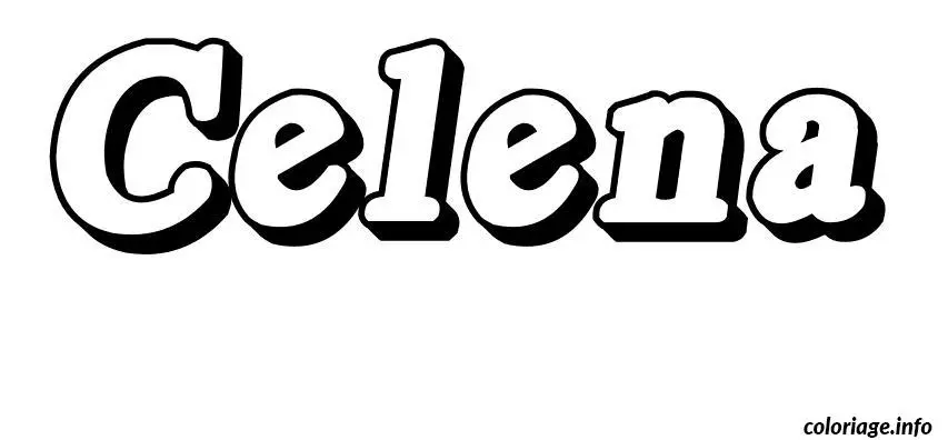 Disegno di Celena da stampare