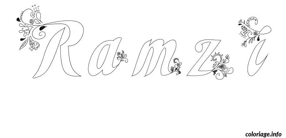 Disegno di Ramzi da stampare