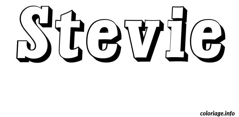 Stevie coloring page to print