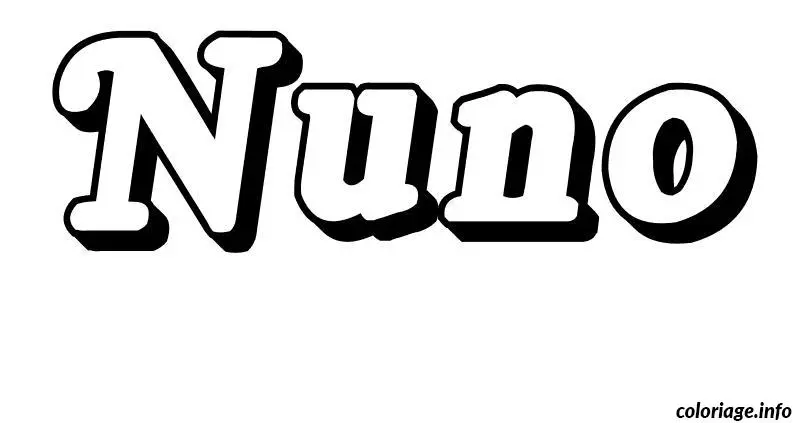 Nuno coloring page to print