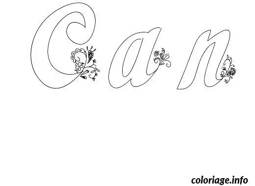 Can coloring page to print