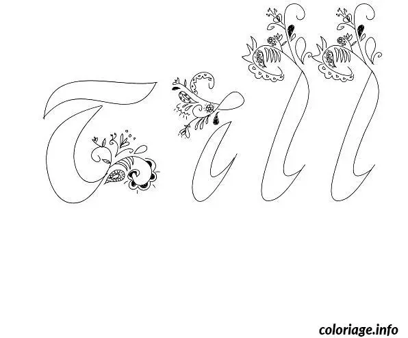 Till coloring page to print