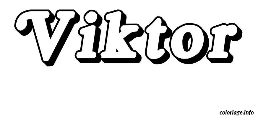 Viktor coloring page to print