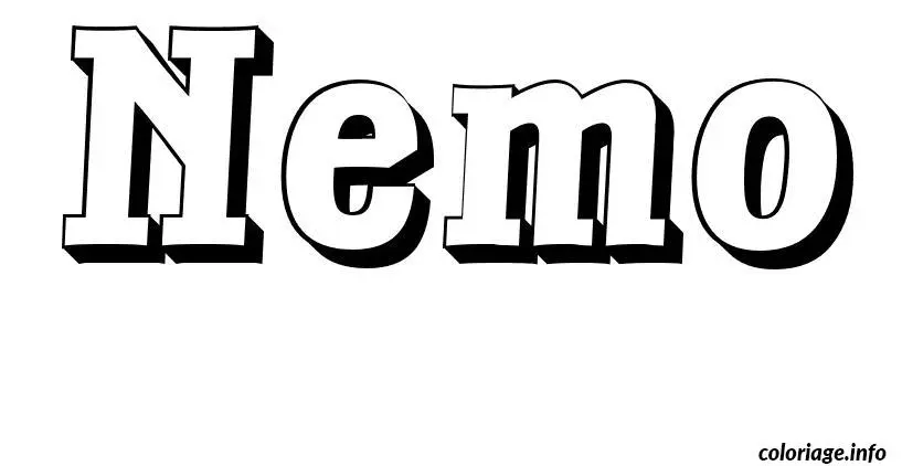 Disegno di Nemo di Alla ricerca di Nemo da stampare