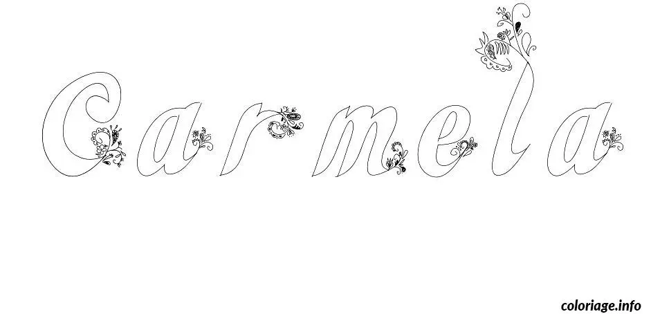 Carmela coloring page to print
