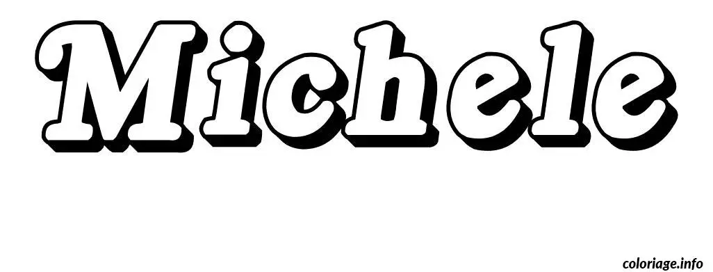 Michele coloring page to print