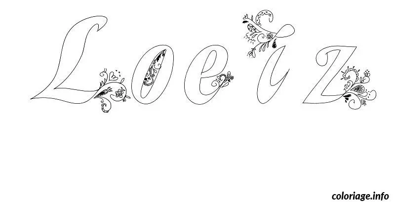 Loeiz coloring page to print