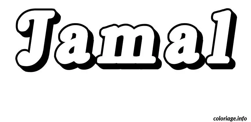 Jamal coloring page to print