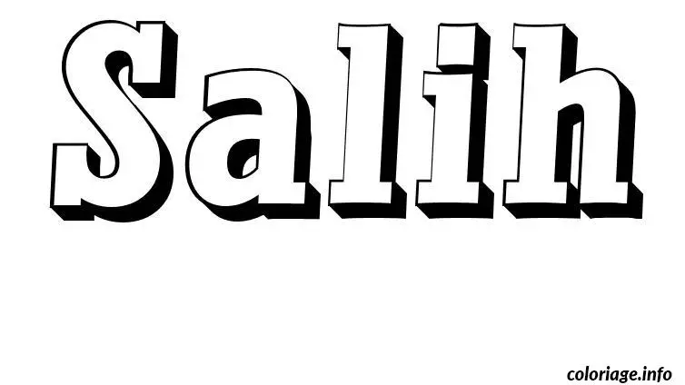 Salih coloring page to print