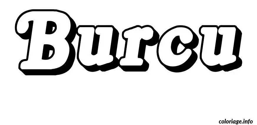Burcu coloring page to print