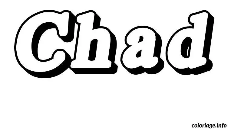 Chad coloring page to print