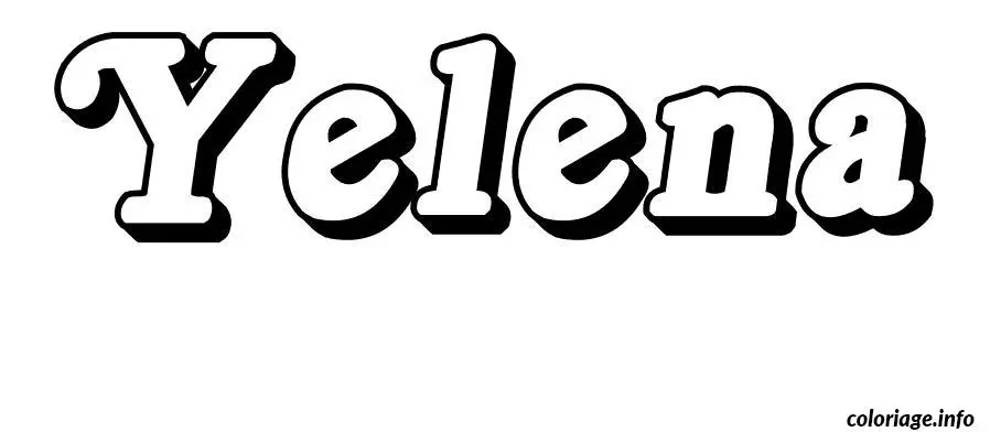 Yelena coloring page to print